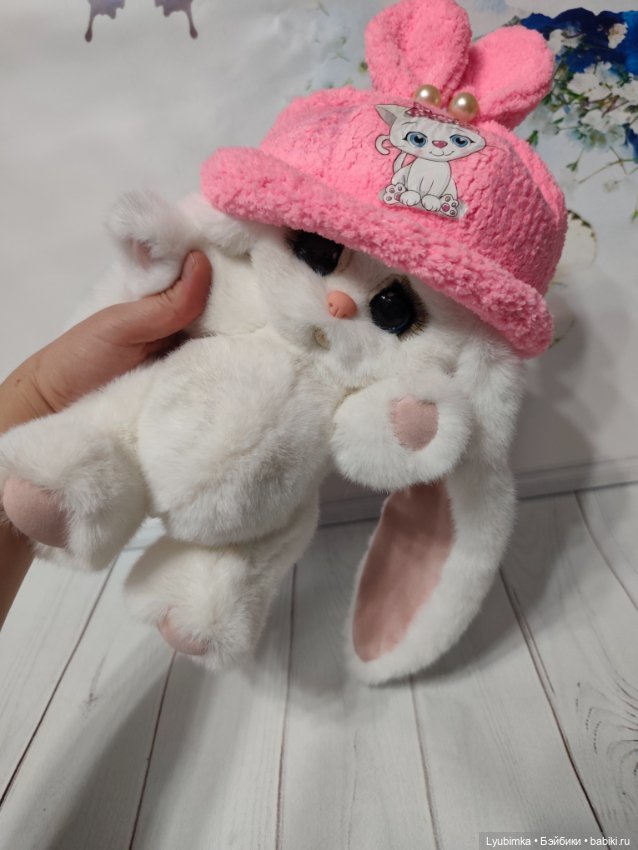 Белоснежная зайка — Авторские игрушки (фото 3)