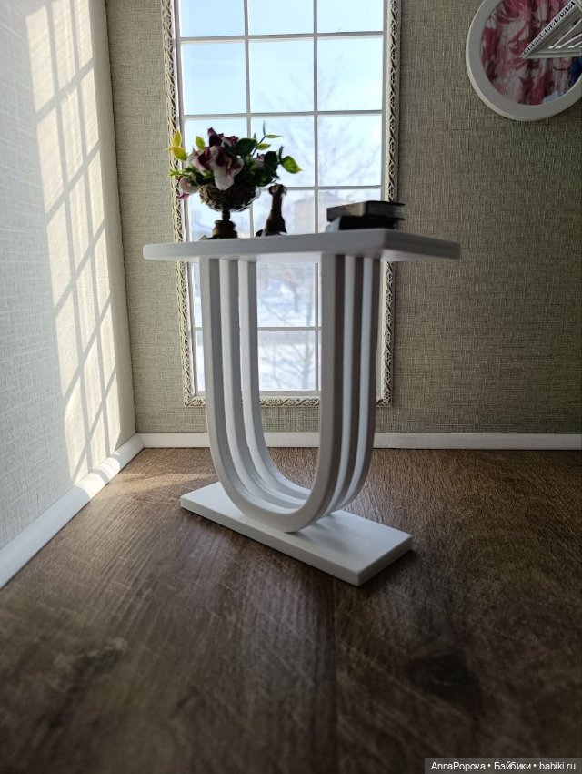 Набор: консоль + зеркало — Кукольная мебель