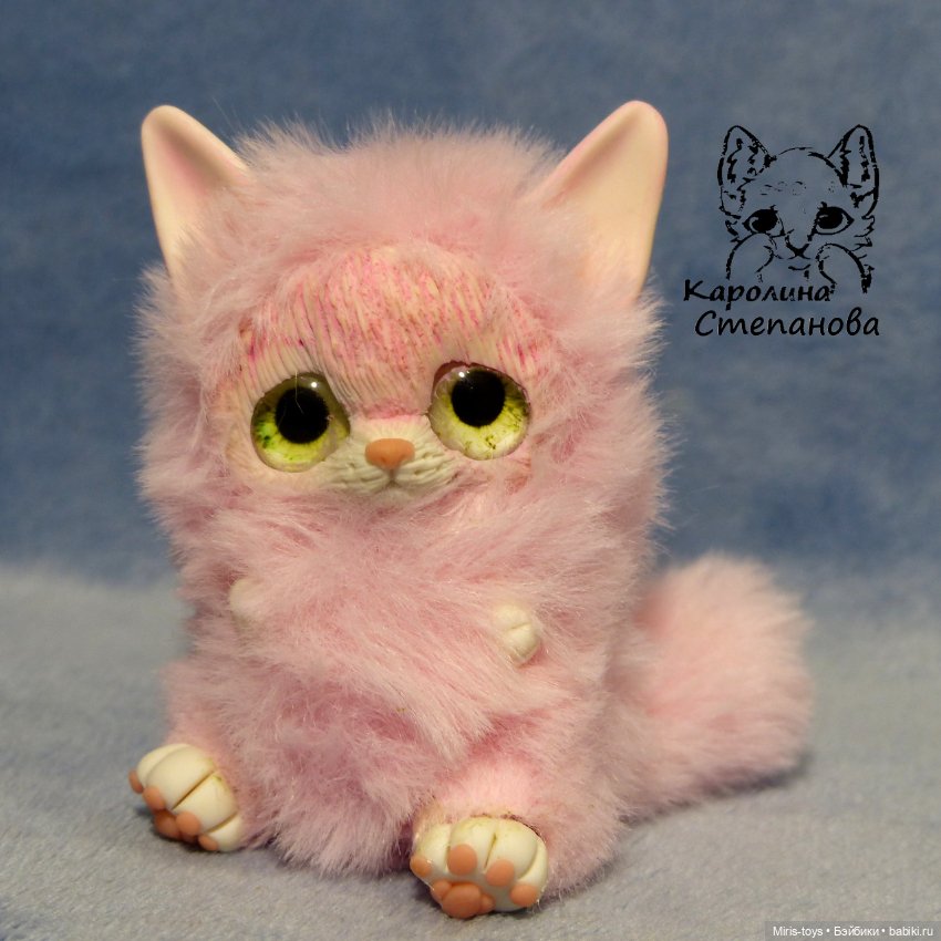 Кошечка Зефирка — Авторские игрушки (фото 4)