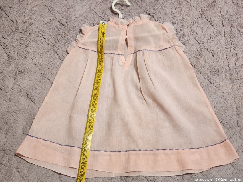 Винтажные тоненькие хлопковые детские платья для ваших кукол (фото 10)