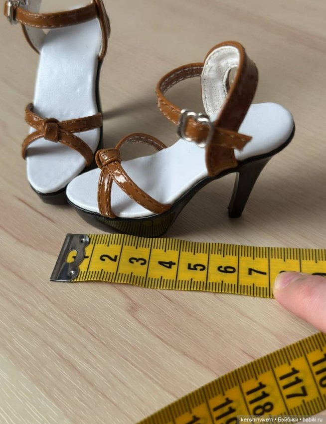 Продам босоножки (туфли) на каблуке для кукол 1/3 (фото 3)