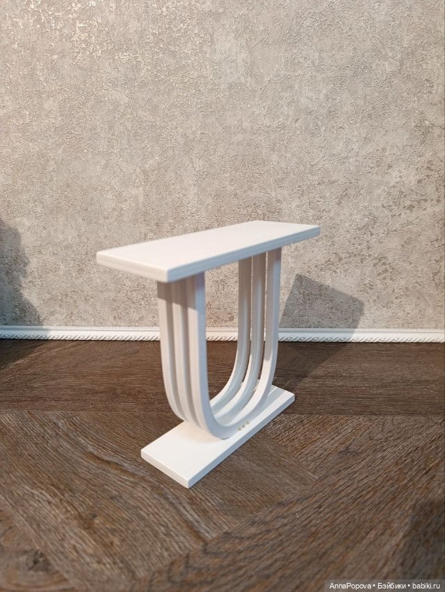 Набор: консоль + зеркало — Кукольная мебель (фото 6)