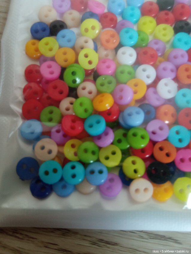Малипусенькие пуговички для кукольного рукоделия