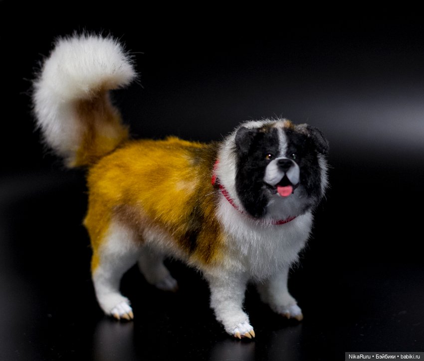 Собака для Барби в смешанной технике формат 1/6 (фото 5)