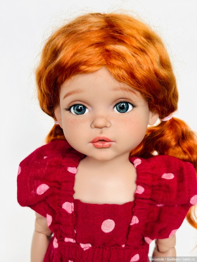 Рыжик Лиза, авторская шарнирная кукла из полиуретана, фулсет