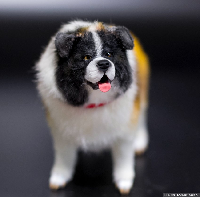 Собака для Барби в смешанной технике формат 1/6 (фото 9)