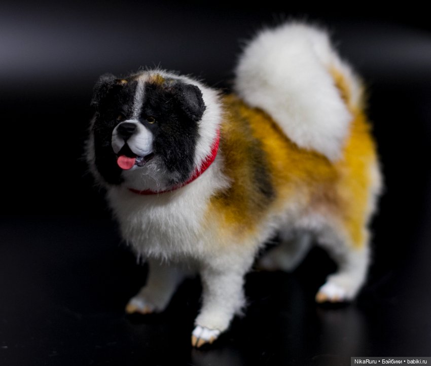 Собака для Барби в смешанной технике формат 1/6 (фото 3)