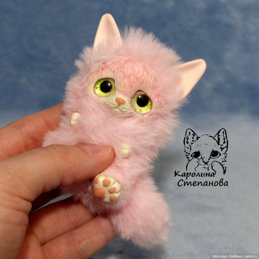 Кошечка Зефирка — Авторские игрушки (фото 3)