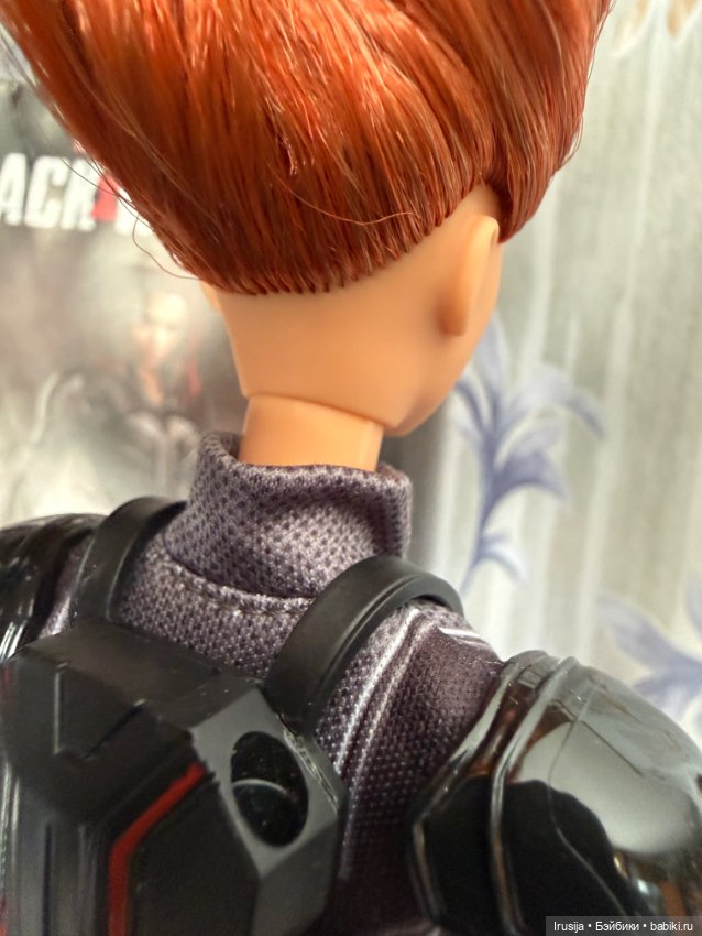 Кукла барби Черная вдова Black Widoow (фото 8)