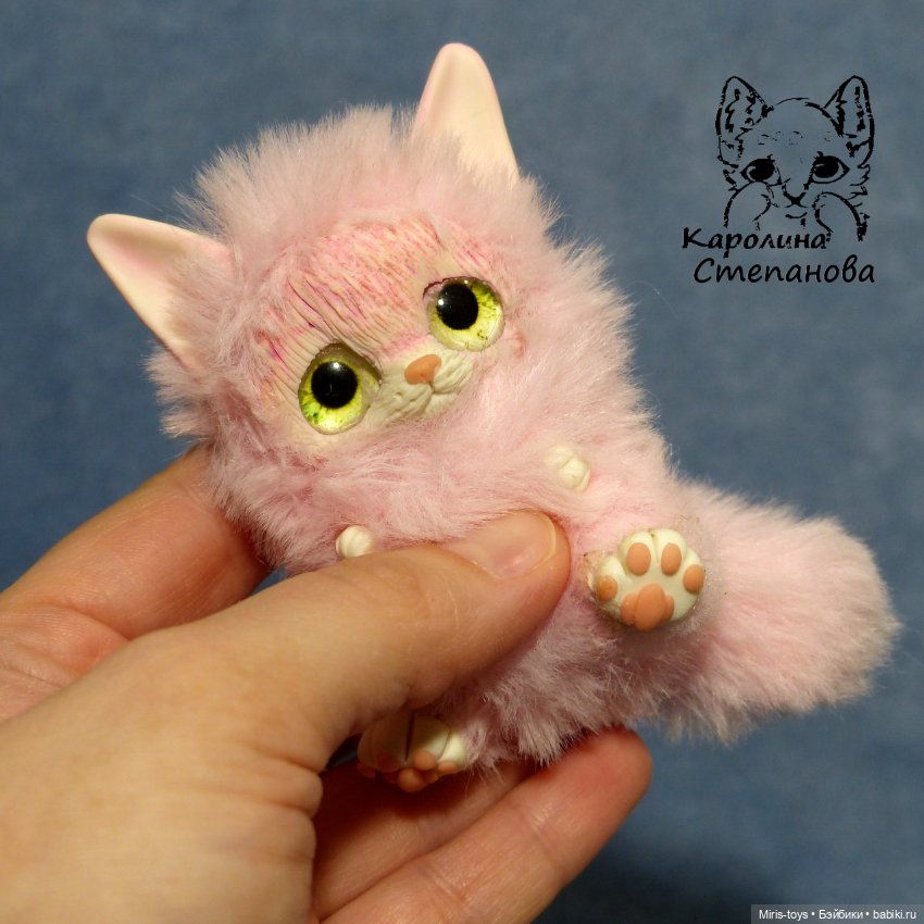 Кошечка Зефирка — Авторские игрушки (фото 2)