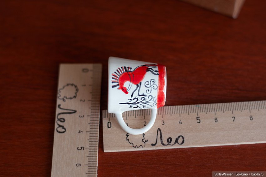 Продам фарфоровую кружку для кукол от Эрмилены (фото 2)