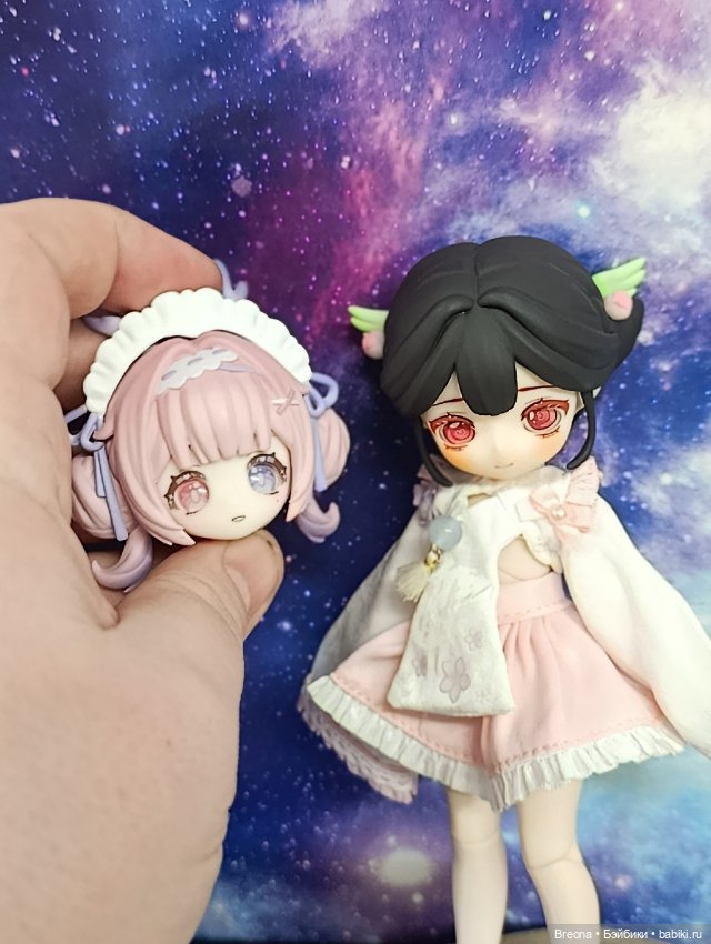 Девочка с двумя головами — Шарнирные куклы (не BJD) (фото 2)