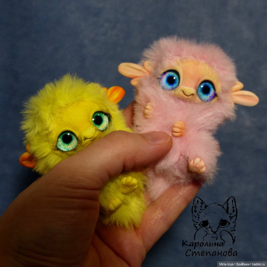 Аксолотль и его компания — Авторские игрушки (фото 3)