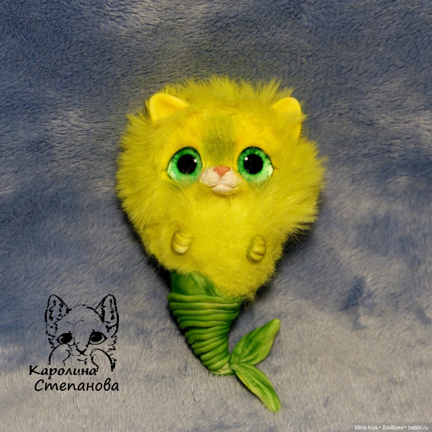 Кото-русалка — Авторские игрушки (фото 5)