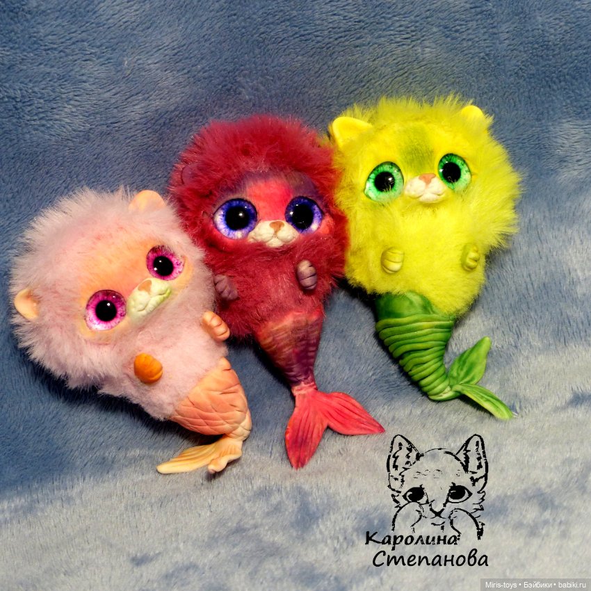 Кошечка русалочка — Авторские игрушки (фото 7)