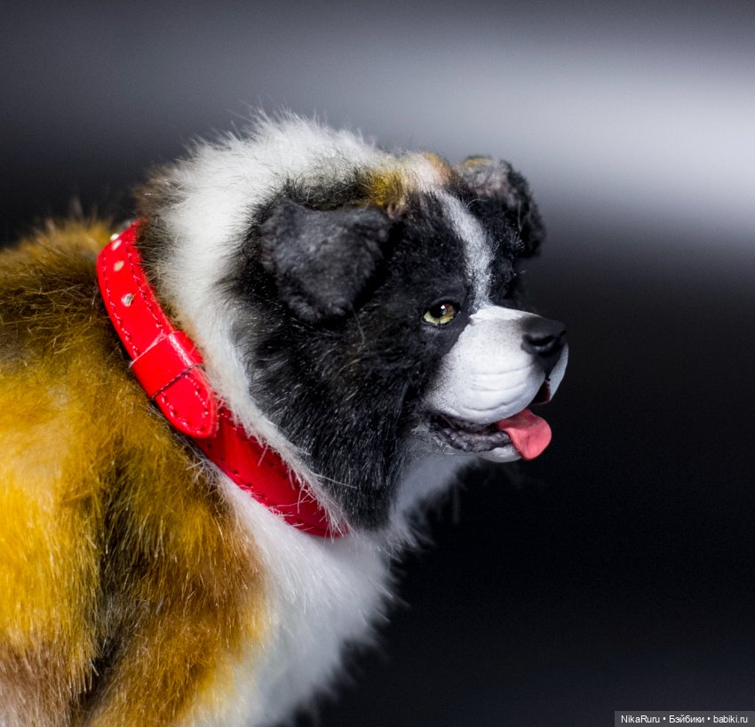 Собака для Барби в смешанной технике формат 1/6 (фото 8)