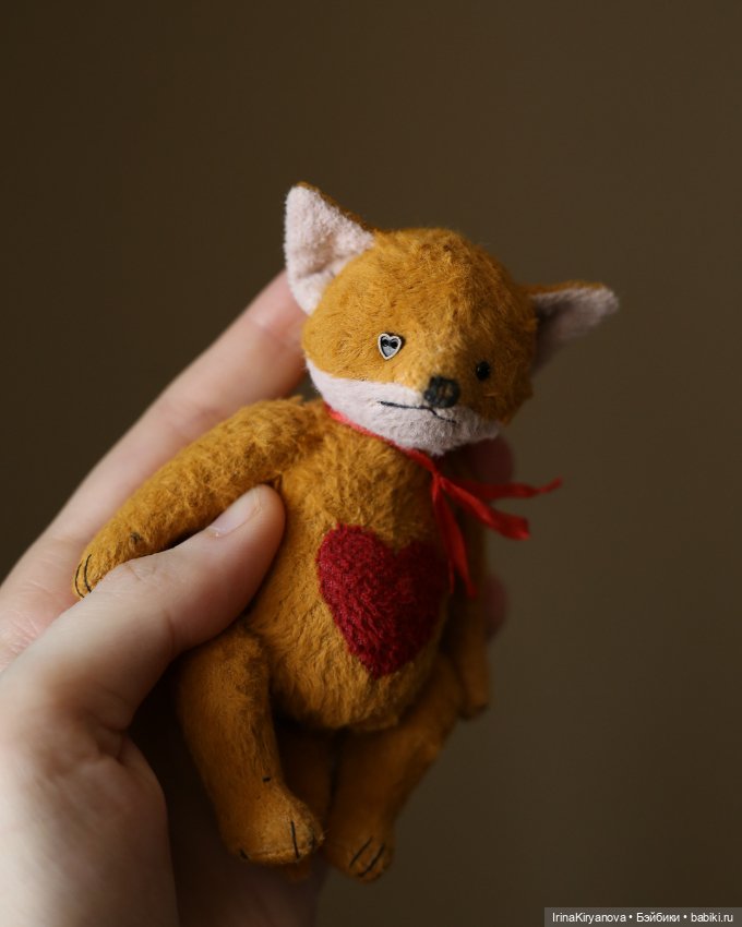 Лис тедди — Авторские игрушки (фото 4)