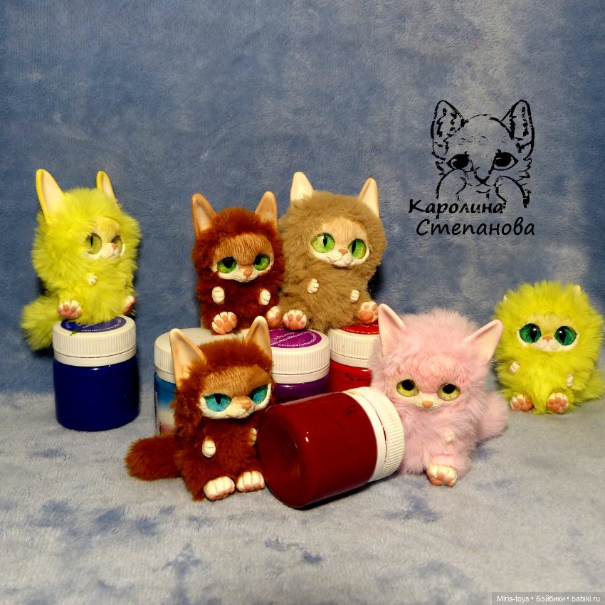 Котята Злобик и Обижуля — Авторские игрушки