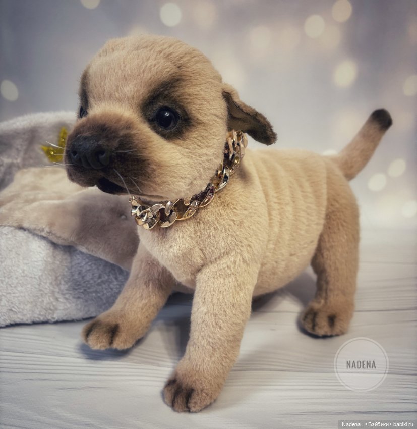 Игрушка щенок лабрадора — Авторские игрушки (фото 4)