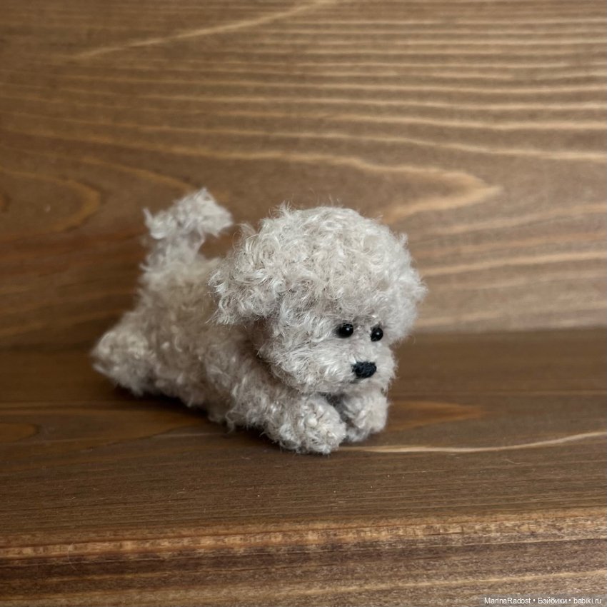Кудрявый щенок. Друг для куклы (фото 7)