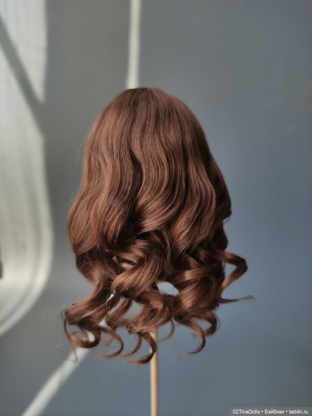 Парики для Chimera, Иден 30 см, кукол Анна Шишкина, Ирина Татарникова и др. с объемом 11.7-12 см (фото 6)
