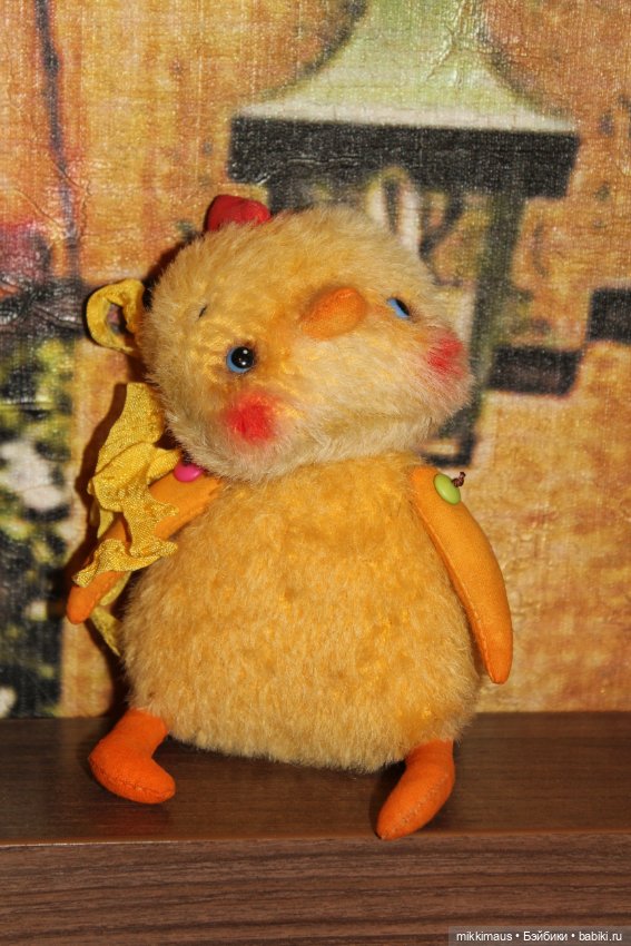 Цыпленок тедди - Помпон — Авторские игрушки (фото 3)