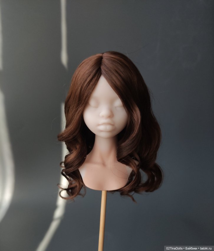 Парики для Chimera, Иден 30 см, кукол Анна Шишкина, Ирина Татарникова и др. с объемом 11.7-12 см (фото 4)