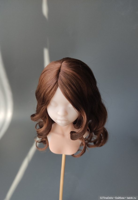 Парики для Chimera, Иден 30 см, кукол Анна Шишкина, Ирина Татарникова и др. с объемом 11.7-12 см (фото 5)