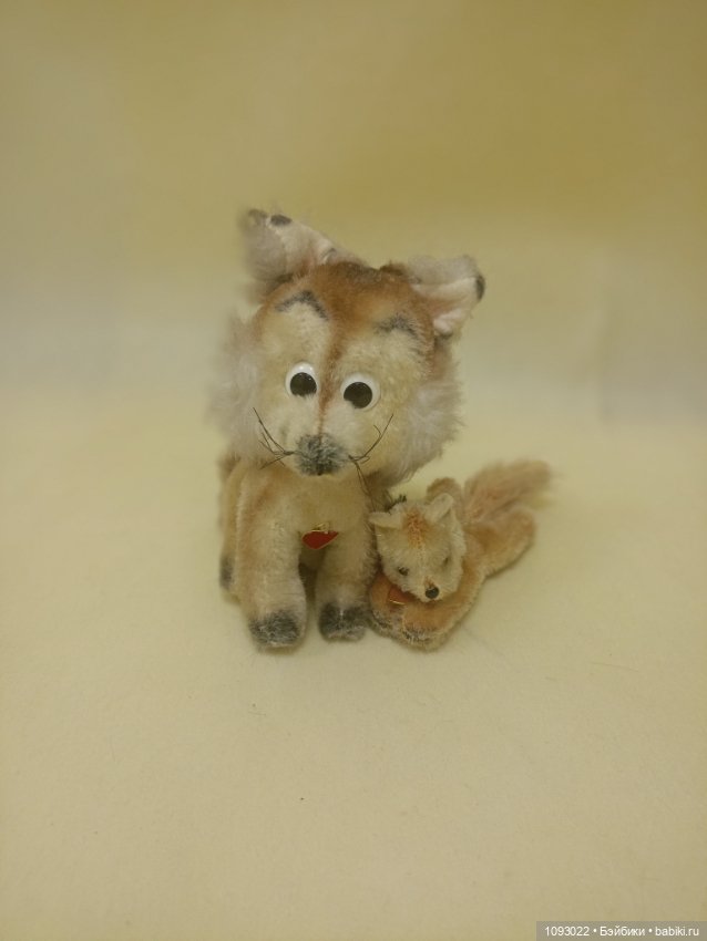 Винтажные лисята австрийской фабрики Berg