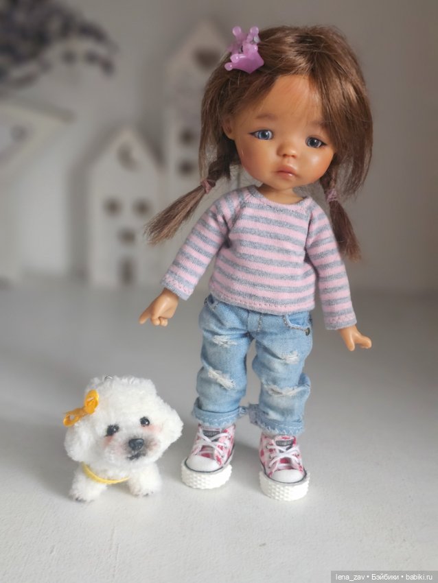 Бишон фризе миниатюра для кукол (фото 6)