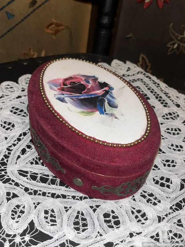 Бархатная шкатулка — Другие аксессуары для кукол