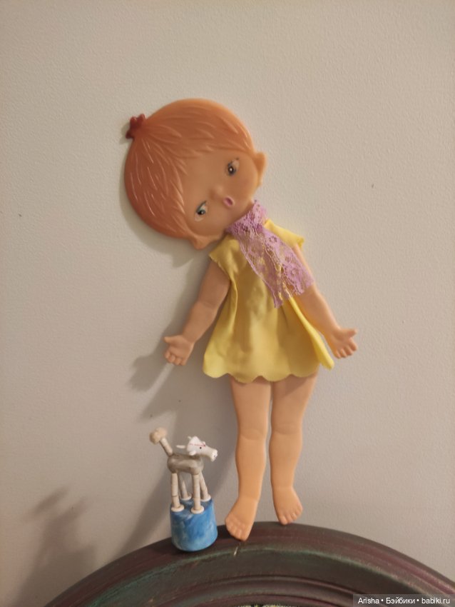 Плоская шарнирная кукла СССР