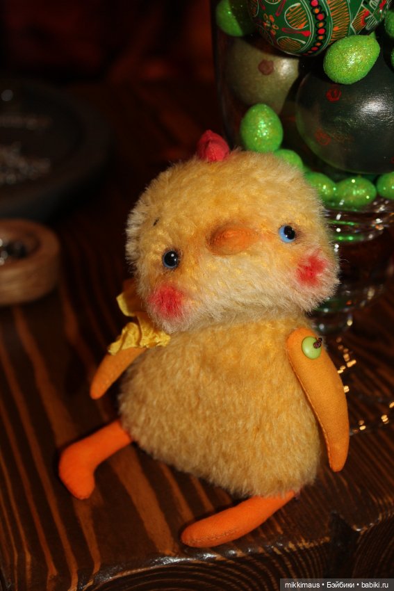 Цыпленок тедди - Помпон — Авторские игрушки (фото 9)