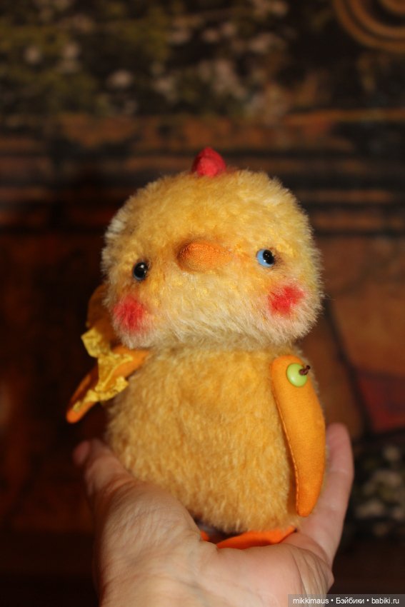 Цыпленок тедди - Помпон — Авторские игрушки (фото 2)