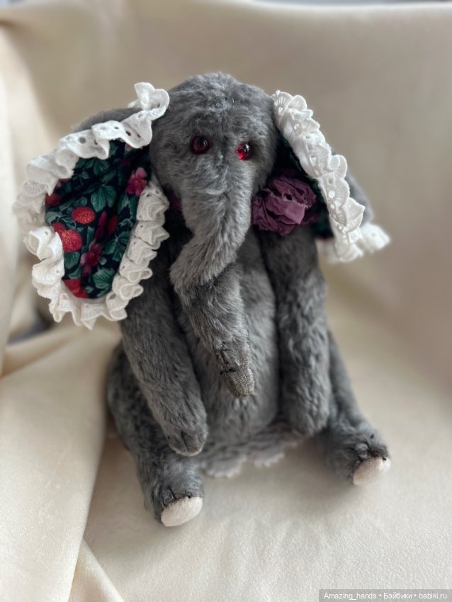 Тедди слон — Авторские игрушки (фото 7)