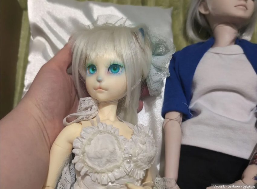 Dollmore Catish Doll - Mint Sherbet Reaa, БЖД кошка от Доллмор, лимитированная 1 из 13 (фото 3)