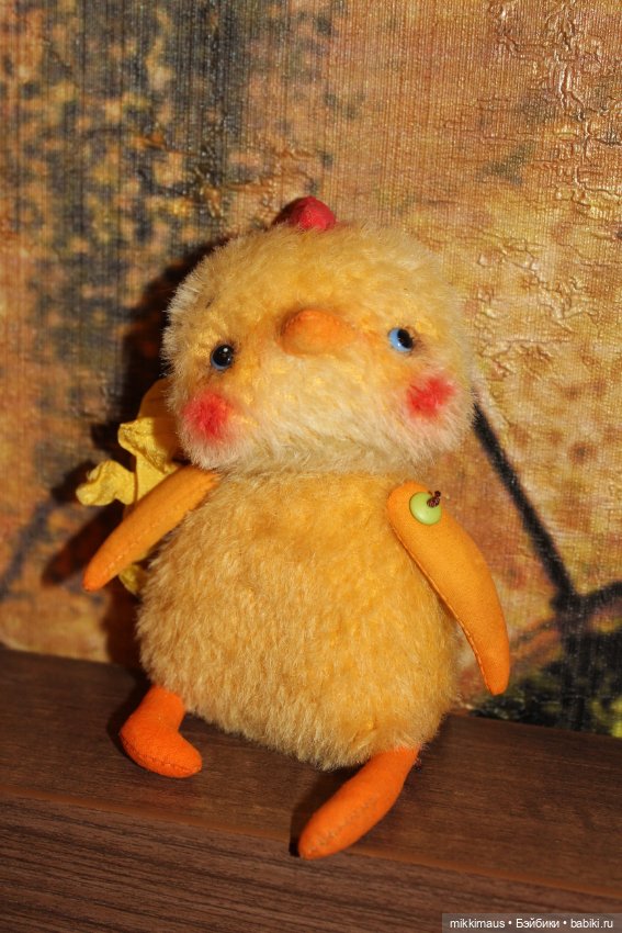 Цыпленок тедди - Помпон — Авторские игрушки (фото 6)