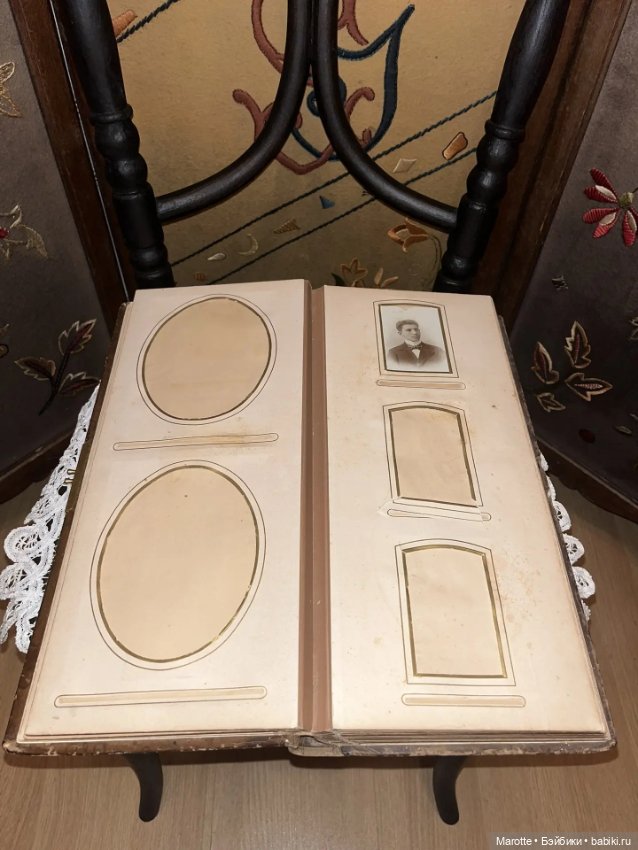 Антикварный альбом для фото (фото 7)