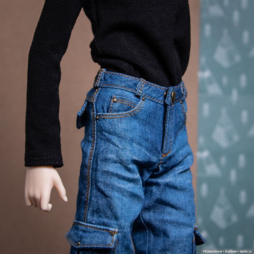 Джинсы на Minifee Active — Одежда для BJD (фото 4)