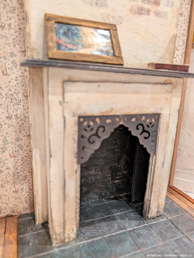 Камин в старом доме — Кукольная мебель (фото 3)