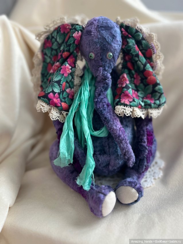 Тедди слон — Авторские игрушки (фото 5)