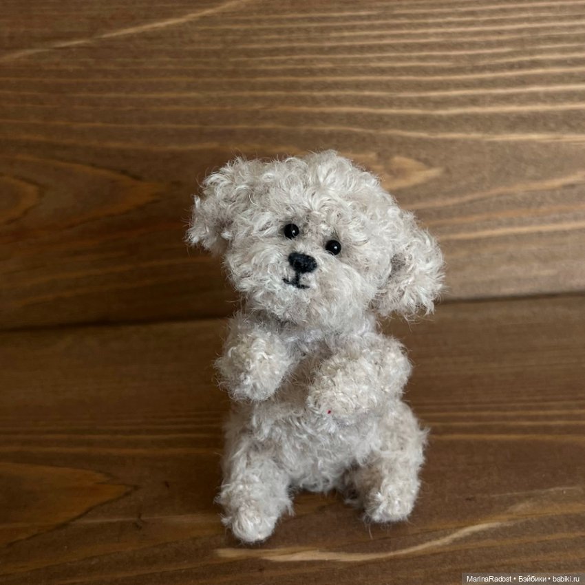 Кудрявый щенок. Друг для куклы (фото 6)