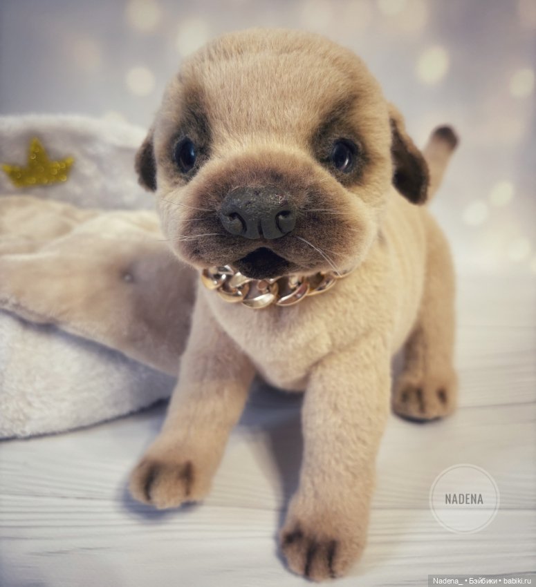 Игрушка щенок лабрадора — Авторские игрушки (фото 3)