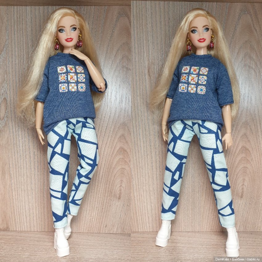 Комплект на Барби пышку — Одежда для кукол