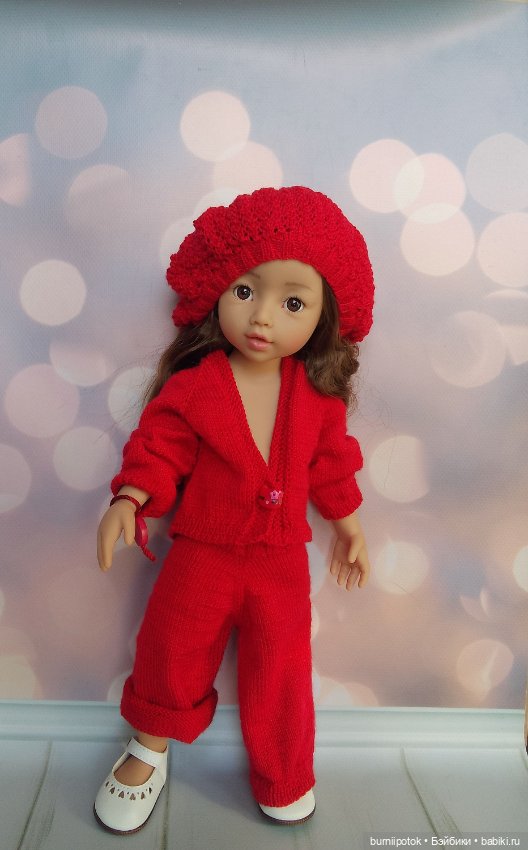 Продам вязаный костюм для Готц 36см (фото 2)