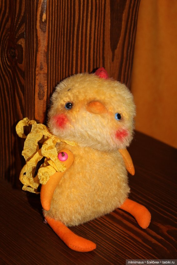 Цыпленок тедди - Помпон — Авторские игрушки (фото 5)