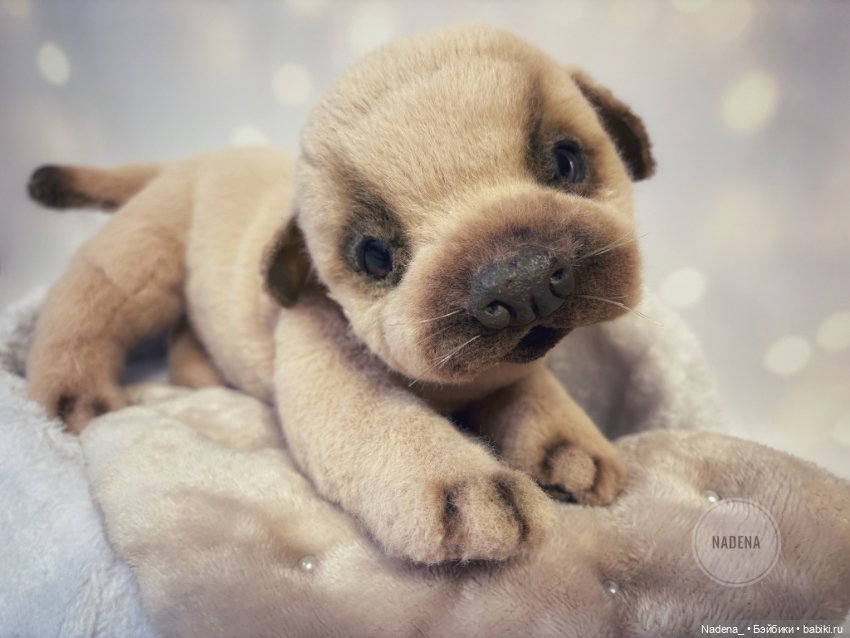 Игрушка щенок лабрадора — Авторские игрушки (фото 2)