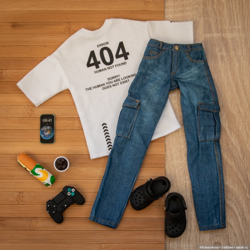Джинсы на Minifee Active — Одежда для BJD (фото 5)