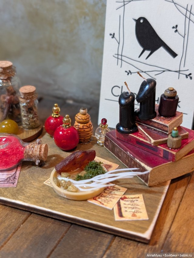 Миниатюрная композиция "красные колбы" (фото 2)