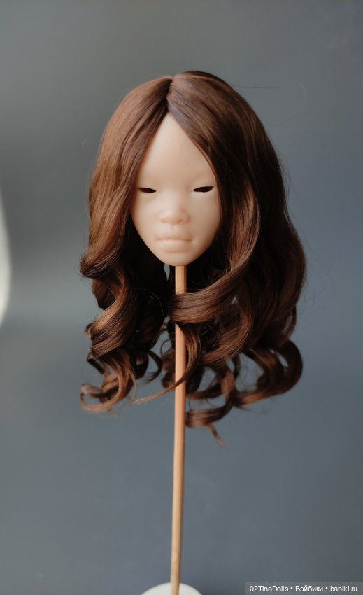 Парики для Chimera, Иден 30 см, кукол Анна Шишкина, Ирина Татарникова и др. с объемом 11.7-12 см (фото 2)